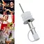 Пробка-носик гейзер дозатор для розливу з пляшки з металевим носиком 9 см, Kitchen Master Білий 85478 - мініатюра 2