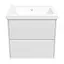 Тумба з умивальником Volle Teo 65 см Білий 15-88-61 - мініатюра 2