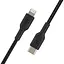 Кабель Belkin USB-С - Lightning, BRAIDED[1m, black] - мініатюра 4