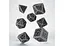 Набір кубиків Celtic 3D Revised Gray & black Dice Set , 7 шт. (SCER12) - мініатюра 2