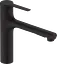 Смеситель для кухни Hansgrohe Zesis M33 160 2jet с вытяжным изливом Matt Black 74801670 Черный матовый - миниатюра 1