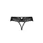 Мереживні стрінги Senia Thong black - Passion L/XL - мініатюра 6