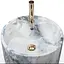 Умивальник Rea Anya granit matt мармур підлоговий REA-U5802, Мармур - мініатюра 2