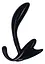 Стимулятор простати Apollo Curved Prostate Probe, 11.5 см чорний - мініатюра 1
