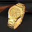 Чоловічий наручний годинник 1654GD Gold Skmei acs0030652 - мініатюра 4