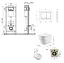 Набір Q-tap Nest 4 в 1 підвісний унітаз Robin Ultra Quiet 520x365x365 + комплект інсталяції QT13332381AW47499 - мініатюра 7