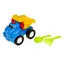 Песочный набор Самосвал "Смайл" №1 Colorplast 0121 Синий - миниатюра 1
