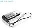 Адаптер Ugreen US276 USB3.0 to Type-C с карабином Space Grey Серый - миниатюра 5