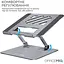 Подставка для ноутбука планшета OfficePro LS-797-G Alloy Aluminum Gray - миниатюра 4