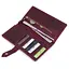 Женское кожаное портмоне Grande Pelle 9х18х1 см acs0018744 - миниатюра 5