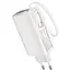 Портативний ЗП Power Bank Hoco J148 Handy PD20W with cable 5000 mAh White - мініатюра 2