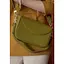 Женская кожаная сумка Molly оливковая - миниатюра 1