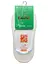 Женские бамбуковые "Следы" с противоскользящим силиконом молочные 213014 - миниатюра 1