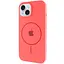 Чехол Silicone Case Full Protective AA with MagSafe для Apple iPhone 14 Plus 6.7 Арбузный/Watermelon red - миниатюра 1