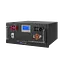Акумулятор LP LiFePO4 48V (51,2V) - 100 Ah (5120Wh) (Smart BMS 100A) з LCD RM - мініатюра 2