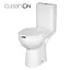 Унітаз-компакт без сидіння Cersanit Etiuda 593 CleanOn 011 3/6 л для людей з особливими потребами 30412 - мініатюра 3