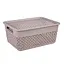 Кошик Stars Plast з кришкою какао 3.5 л (94254/как) - мініатюра 1