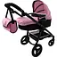Кукольная коляска Carrello Ultra Pink 9696 2в1 - миниатюра 2
