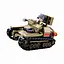 Конструктор Sluban M38-B0709 — Военный танк с фигуркой солдата, 183 детали, развивающая игрушка для детей - миниатюра 1