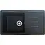 Кухонна мийка Romzha Trei 78 Antracit (902) - мініатюра 1
