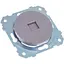 Розетка мережева ком'ютерна Brille WB-1PC Grey (42-286) - мініатюра 1
