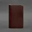 Кожаный блокнот (софт-бук) 8.0 на резинке бордовый краст - миниатюра 5