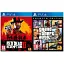 Гра Red Dead Redemption 2 + GTA V Premium Edition (російські субтитри) (PS4) Rockstar Bundle - мініатюра 1