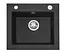 Кухонна мийка гранітна Rea West black ZLE-00120, Чорний - мініатюра 6