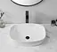 Умивальник Rea Freja white накладний REA-U6616, Білий - мініатюра 4