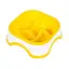 Миска-квітка AnimAll для повільного годування, квадратна, 400 мл, жовта - мініатюра 1