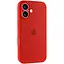 Чехол Epik Silicone Case Full Camera Protective AA для Apple iPhone 16, 6.1 Красный/Red - миниатюра 1