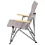 Кресло раскладное Bo-Camp Chelsea Grey серое (DAS303258) - миниатюра 5
