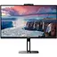 TFT 27" AOC Q27V5CW/BK, QHD, IPS, 75Гц, 1 мс, HDMI, DP, USB-C, USB-hub, HAS, Pivot, webcam, колонки - мініатюра 1