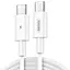 Кабель Remax RC -175c Marlik Type-C to Type-C PD 100W белый 1 метр - миниатюра 1