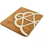 Килимок для ванної Chilai Home Sofya karamel 50 x 60 - мініатюра 1