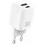 Мережевий зарядний пристрій XO L149(EU) PD30W 1USB-A+1USB-C Charger Білий - мініатюра 1