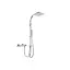 Душова система TRES CUADRO 00738501 термостатична для ванної з верхнім душем і ручним душем - мініатюра 1