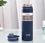 Термобутылка Tyeso 530 мл из нержавеющей стали для кофе воды blue - миниатюра 3