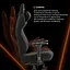 Геймерское кресло GamePro GC925B Fabric Black [148908] - миниатюра 15