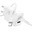 МЗП Hoco N71 Nuevo PD30W+QC3.0 (1USB-A/1C) + кабель Type-C to Lightning White - мініатюра 2