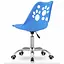 Офісне крісло Leobert Print синій - мініатюра 5