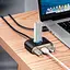 USB-хаб Baseus Square Round Box 4-Port USB-A Black 1 м (CAHUB-AY01) [77938] - мініатюра 12