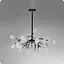 Люстра подвесная 517 Dlight на 30 ламп Черный (01950) - миниатюра 2
