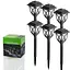 Садовые солнечные светильники 6 Pack Solar Lights X15 6 шт. на солнечных батареях подсветка газона - миниатюра 3