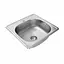 Кухонна мийка з нержавіючої сталі Platinum сатин 4848 (0,6/170 мм), Satin - мініатюра 3