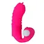 Вибратор клиторальный на палец водонепроницаемый 8,5 см х 2,3 см фуксия - миниатюра 4