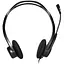 Наушники Logitech накладная гарнитура стерео Headset PC 960 Stereo Headset USB (981-000100) - миниатюра 2