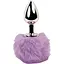 Анальна пробка FeelzToys Bunny Tails Butt Plug Purple - мініатюра 1