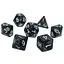 Набір кубиків Pearl 7 Dice Set - Black , 7 шт. (g7dpearl02) - мініатюра 1