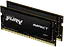 Оперативная память Kingston Fury 16GB (2x8GB) SODIMM DDR4 3200MHz Impact Black (KF432S20IBK2/16) - миниатюра 1